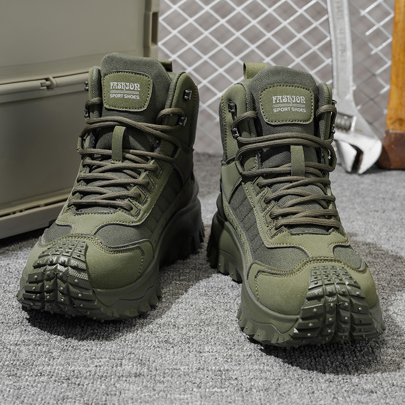 Men'S Mountain Biking Shoes - 秋の新作ハイカットプラスサイズカジュアルスポーツシューズ、アウトドアハイキングブーツ、快適な厚底軽量カジュアルウォーキングシューズ、オールシーズンの日常アウトドアアクティビティ、ウォーキングや旅行、登山、キャンプ用品に最適