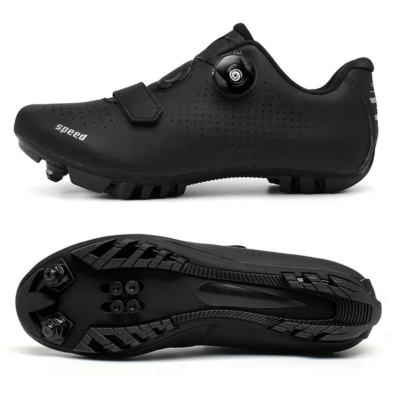 Men'S Mountain Biking Shoes - ユニセックスMTBシューズ サイクリングシューズ クリート付き メンズ マウンテンバイク レディース
