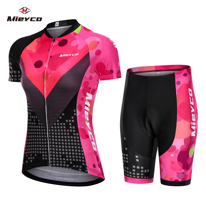 女性用マウンテンバイクスーツ、バイクチーム衣装、MTBサイク - Mountain Biking Pads のレビューと価格