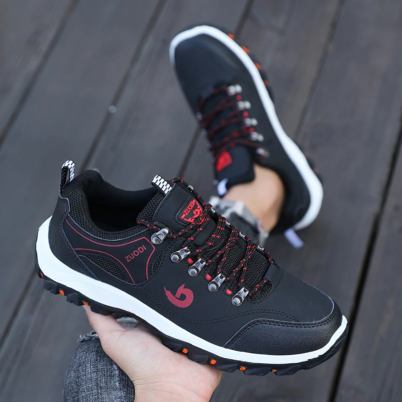 ハイキングブーツ メンズ ブラック スニーカー 防水性と耐久 - Men'S Mountain Biking Shoes のレビューと価格