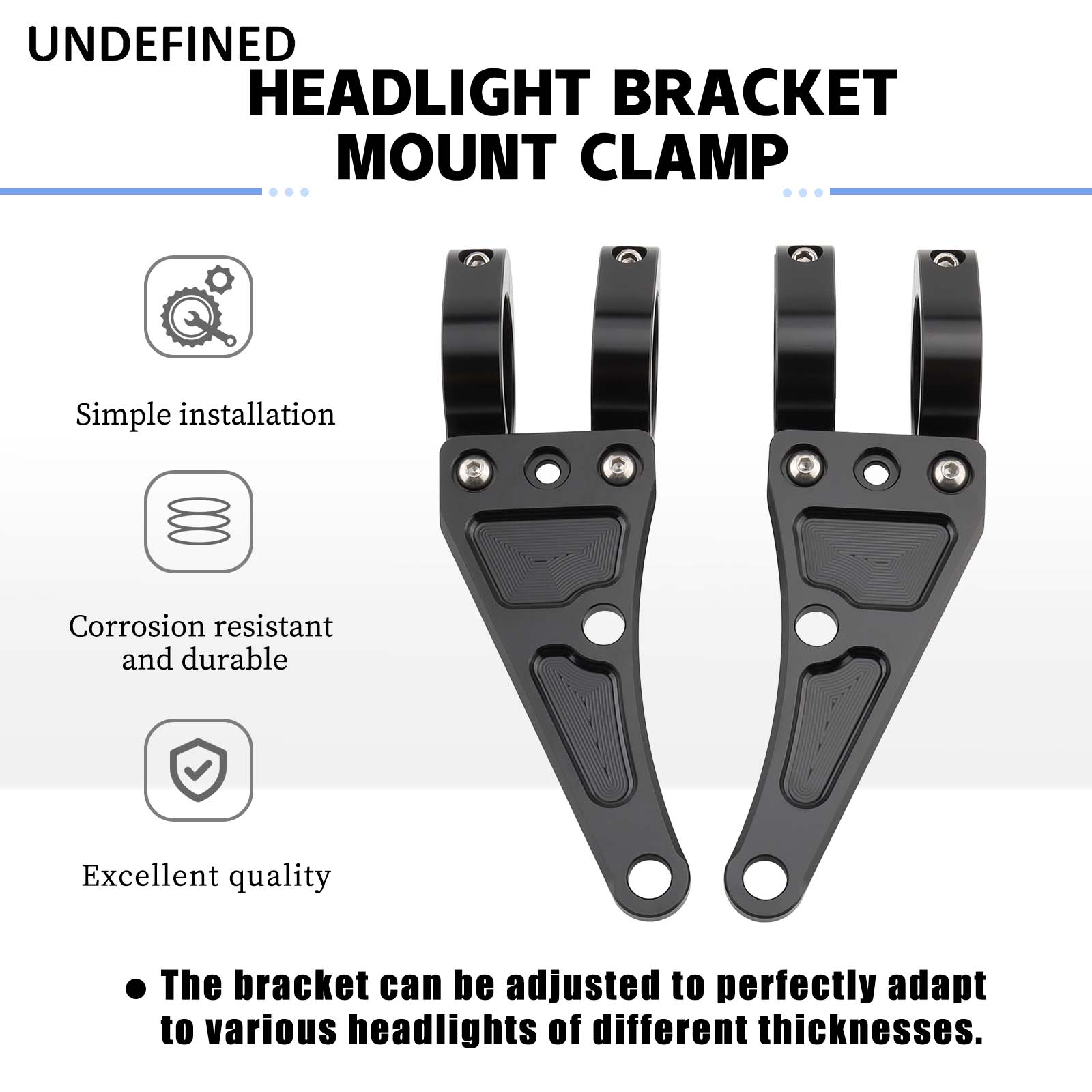 ユニバーサルヘッドライトサポートクランプ,ヘッドチューブ,ラ - Mountain Biking Shop のレビューと価格
