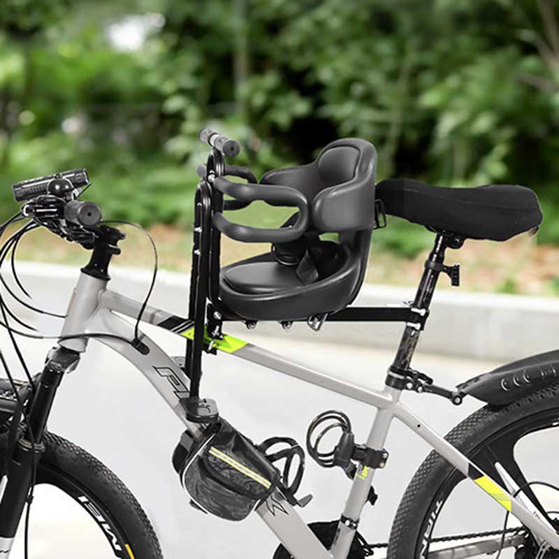 フロントマウント式子供用自転車シート（安全ハーネス付き）、大 - Mountain Biking Shop のレビューと価格