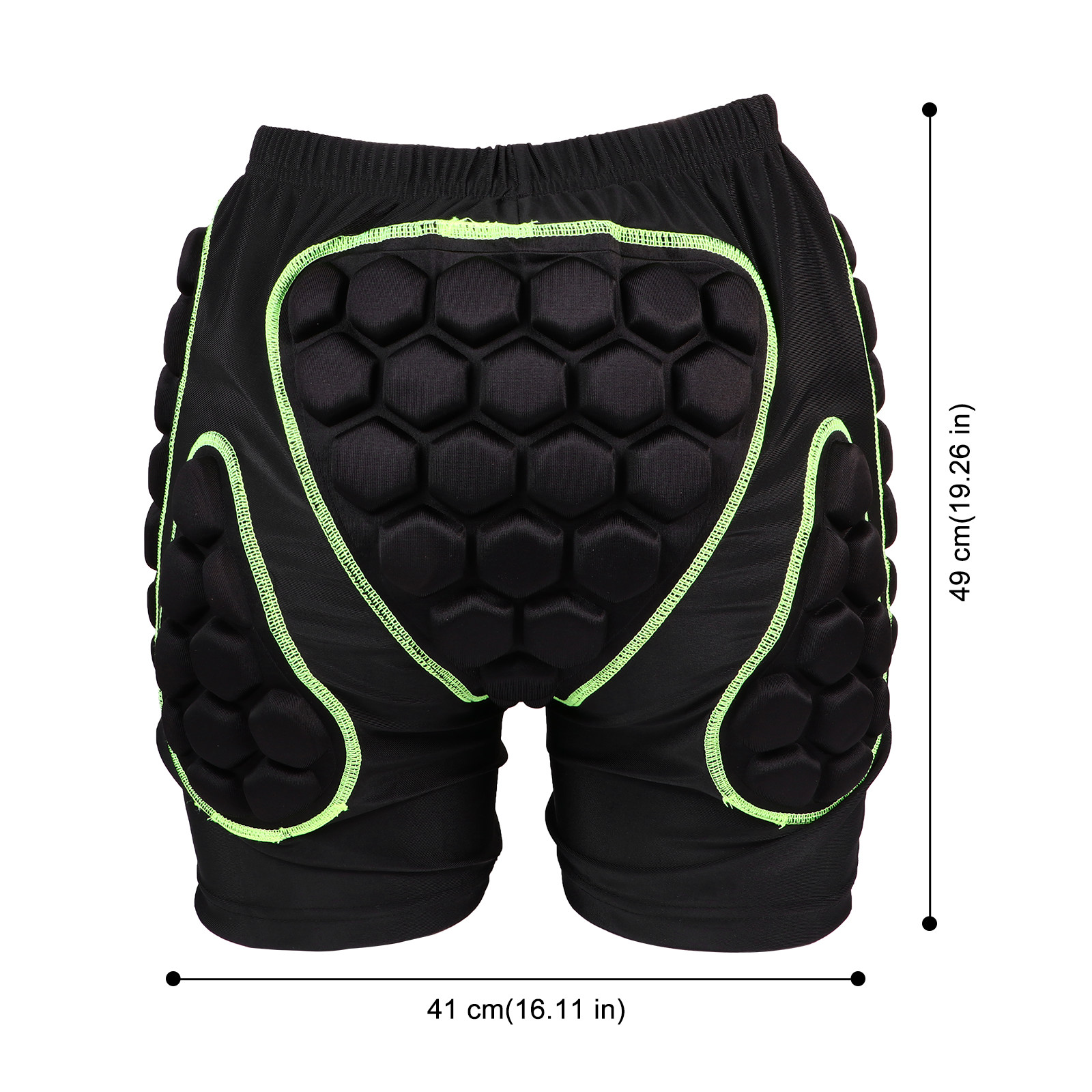 メンズパッド入りダウンヒルショーツ、3D EVAヒップ・尾骨 - Mountain Biking Pads のレビューと価格