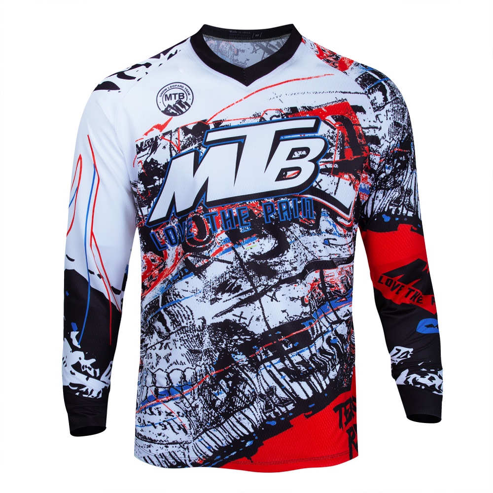MTB マウンテンバイク長袖サイクリングジャージトレンディプ - Mountain Biking Shop のレビューと価格