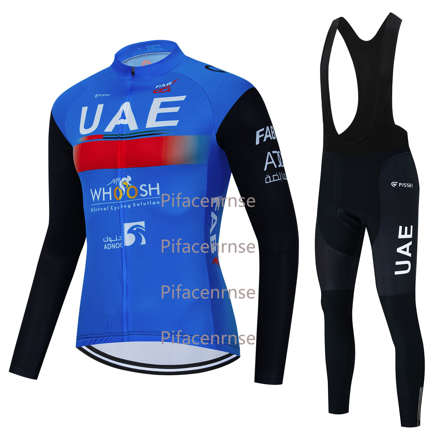 男性 Uae 通気性サイクリングジャージセット春秋長袖サイク - Mountain Biking Uae のレビューと価格