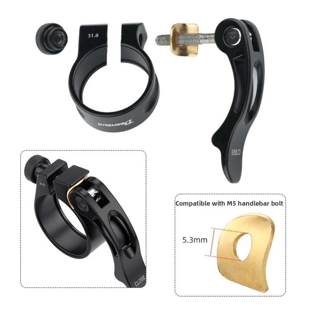 5個入り 新型ゴールド自転車クイックリリース銅ワッシャー プ - Mountain Biking Pads のレビューと価格